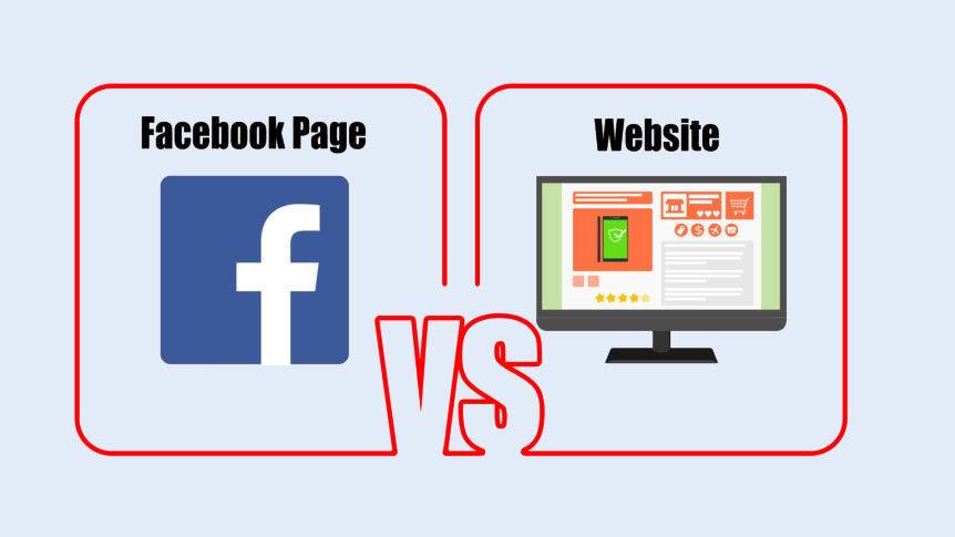 Facebook page vs Website